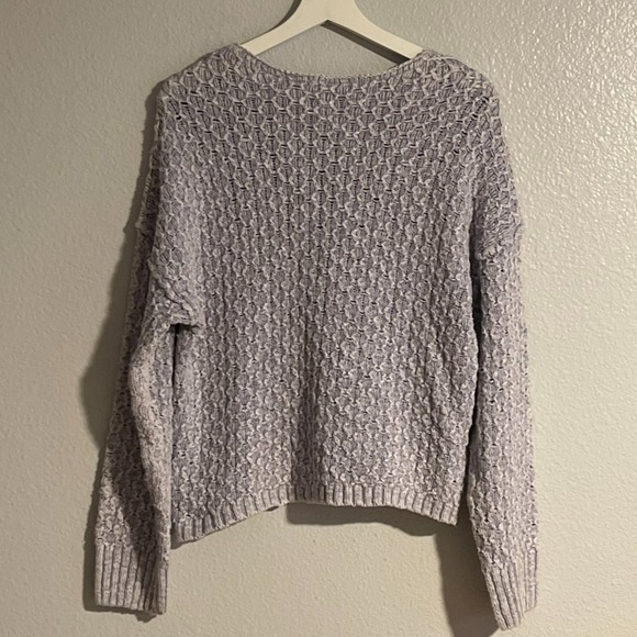 Pilcro  By Anthropologie Women's Purple Christian Knit Anthro Sweater Size Small - Picture 5 of 11